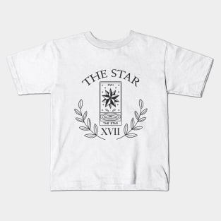 minimalistic the star tarot Kids T-Shirt